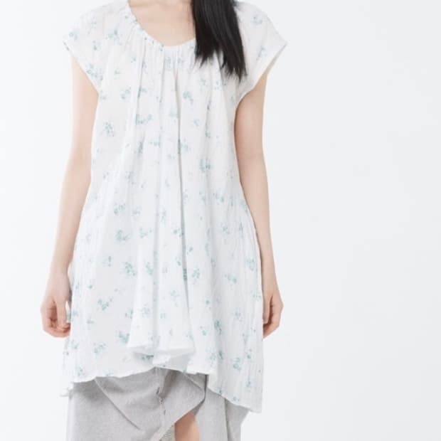 콜로신스 monesi top dress mint flower