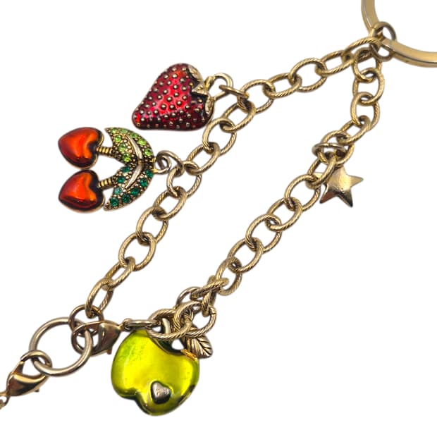 06s 안나수이 과일 레이어드 레더 키링