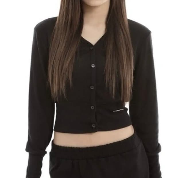 wsc 아카이브 가디건 basic cardigan 001 black