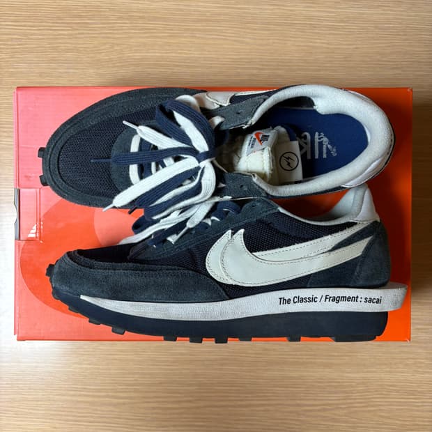 나이키 프라그먼트 사카이 LD WAFFLE 네이비 (280)