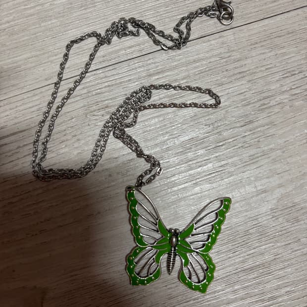 레테 목걸이 빈티지 나비 오리엔탈 페어리 