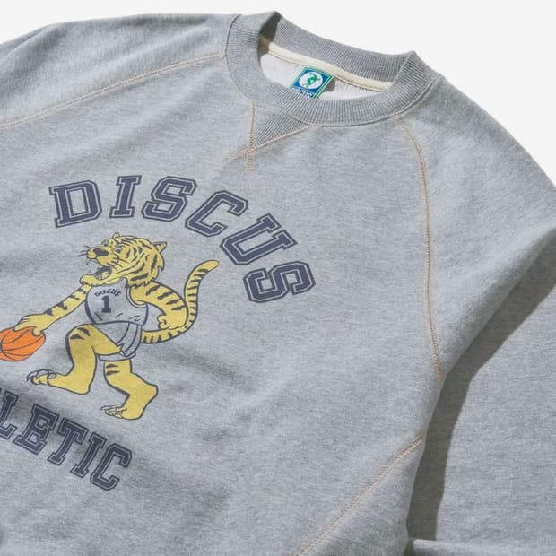 L ) 디스커스 애슬레틱 호랑이 맨투맨