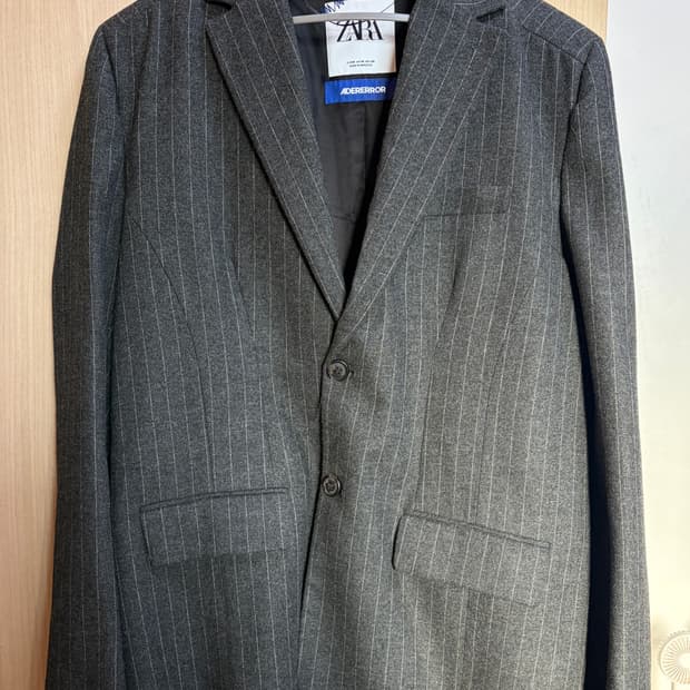 [M]자라 아더에러 스트라이프 오버사이즈 블레이저