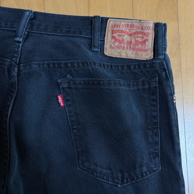 리바이스 517 블랙 36/30