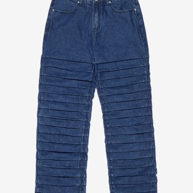 T.W DENIM PANTS - WASHED INDIGO