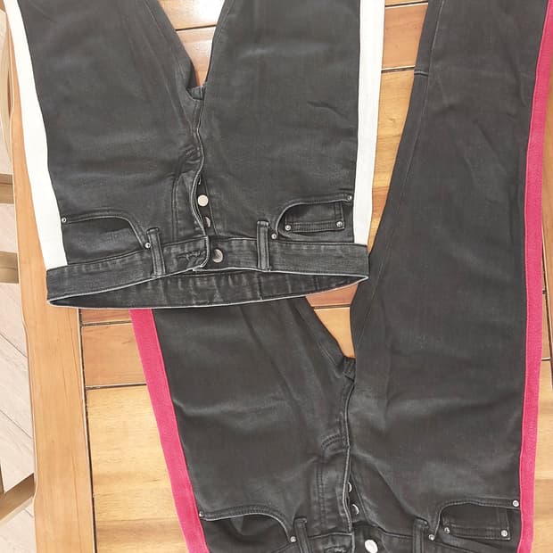 mnml  사이드라인 데님 팬츠 29사이즈 두벌 일괄 택포3만9천원