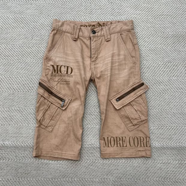 MCD 사선 포켓 빈티지 버뮤다 팬츠 r4362
