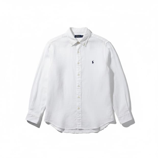 폴로 랄프로렌 화이트 셔츠 M