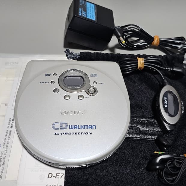 소니 CD 워크맨 D-E770 CD 플레이어 시디피