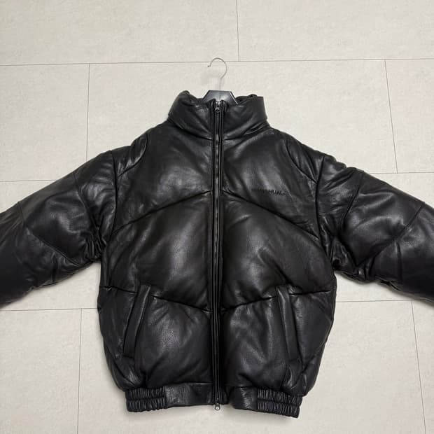 노매뉴얼 덕 다운 레더 패딩 / 가죽