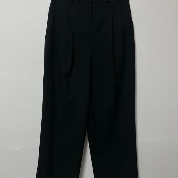 27 무신사스탠다드 스판 와이드 슬랙스 바지 정품