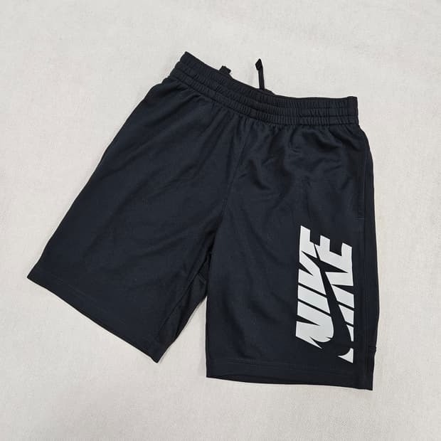 M 나이키 키즈 드라이핏 블랙 반바지 0617Y
