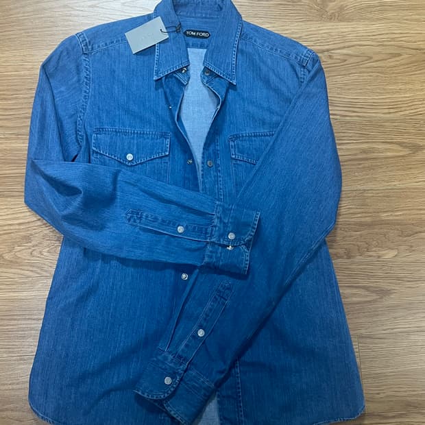 정품 톰포드 텍있는 새제품 청자켓,셔츠