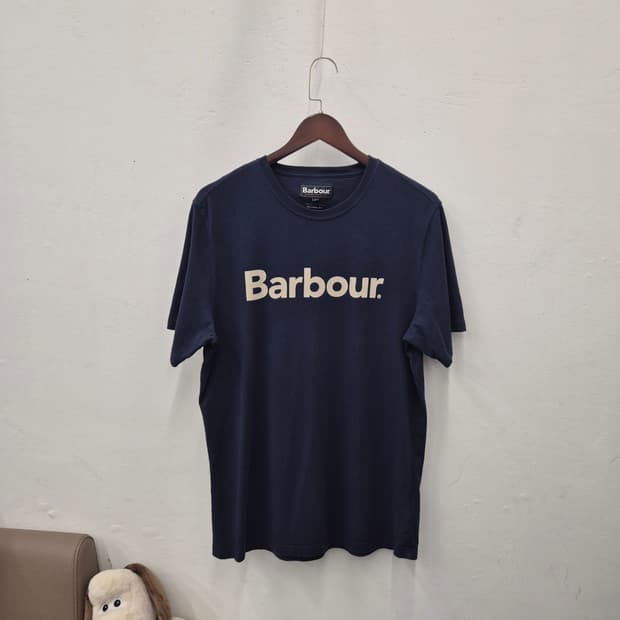 바버 로고 반팔티 L