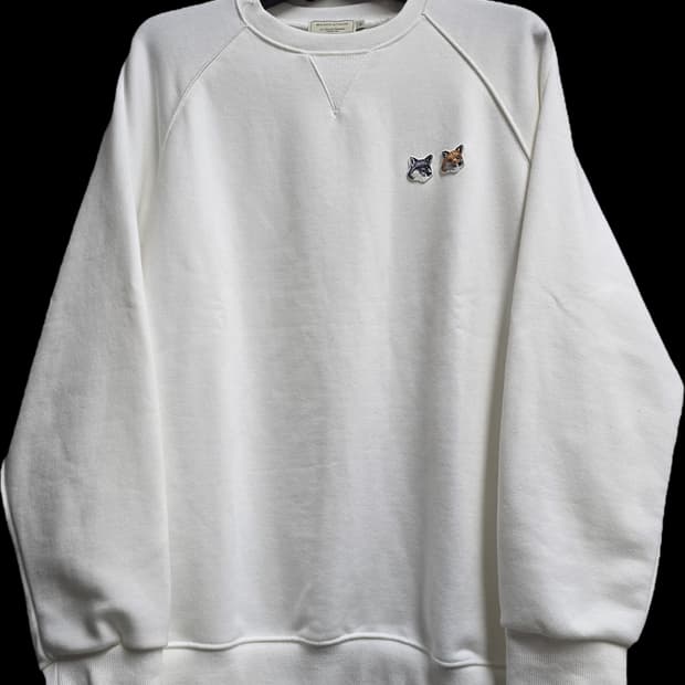 메종 키즈네 더블 폭스 클래식 맨투맨티 M