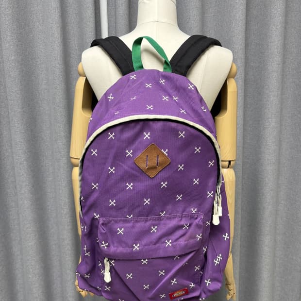 Dickies 디키즈 렌치 패턴 퍼플 백팩 
