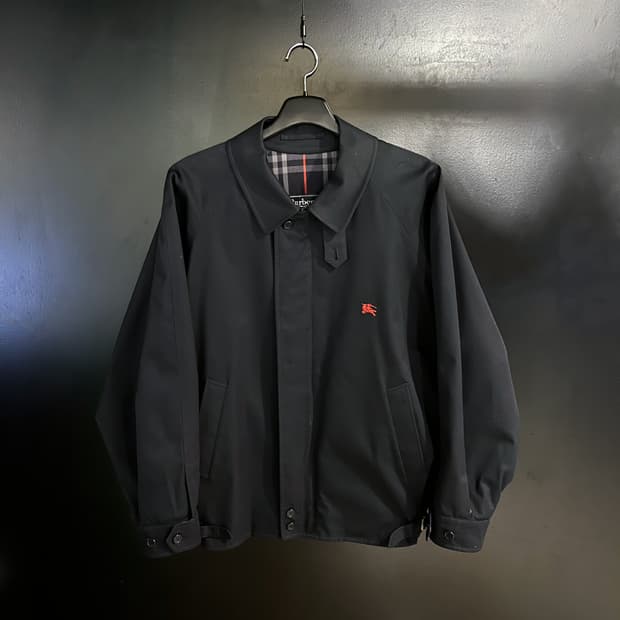 버버리 블루종 자켓