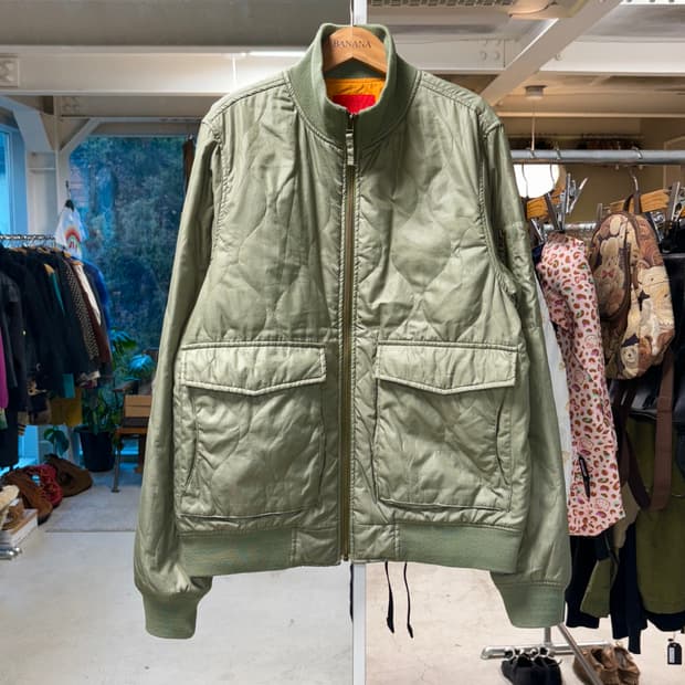 모시모 퀄팅 점퍼