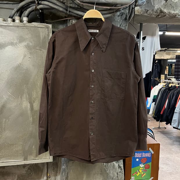 인사일런스 셔츠 브라운 M #csz2050