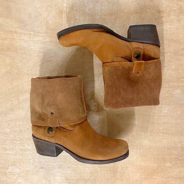 VTG leather 2way boots 빈티지 레더부츠