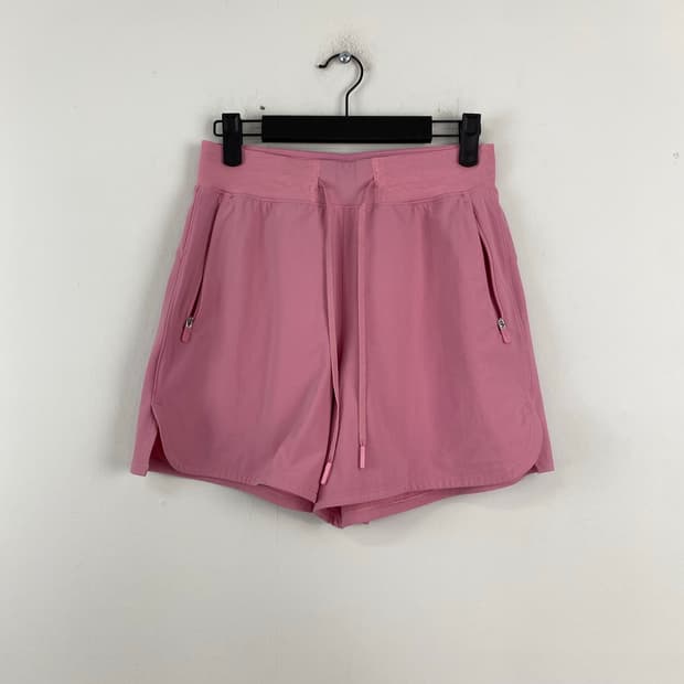 룰루레몬 핑크 하이라이즈 쇼츠 반바지 size 4 <437>