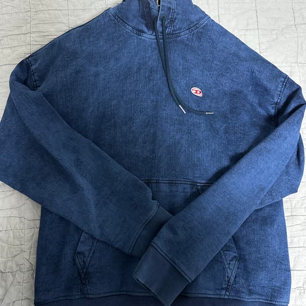 디젤 데님 후드티
