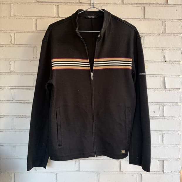 버버리 블랙라벨 코튼 집업