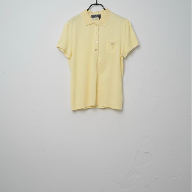 살바토레 페레가모 카라 티셔츠