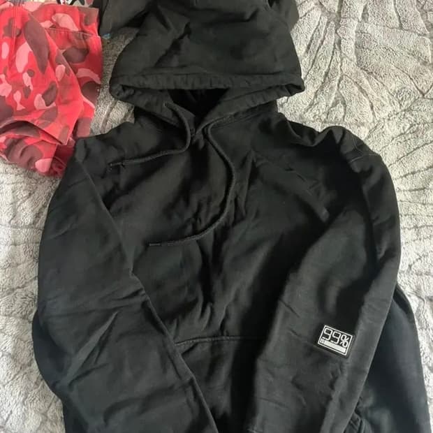 99%is 블랙 후드티