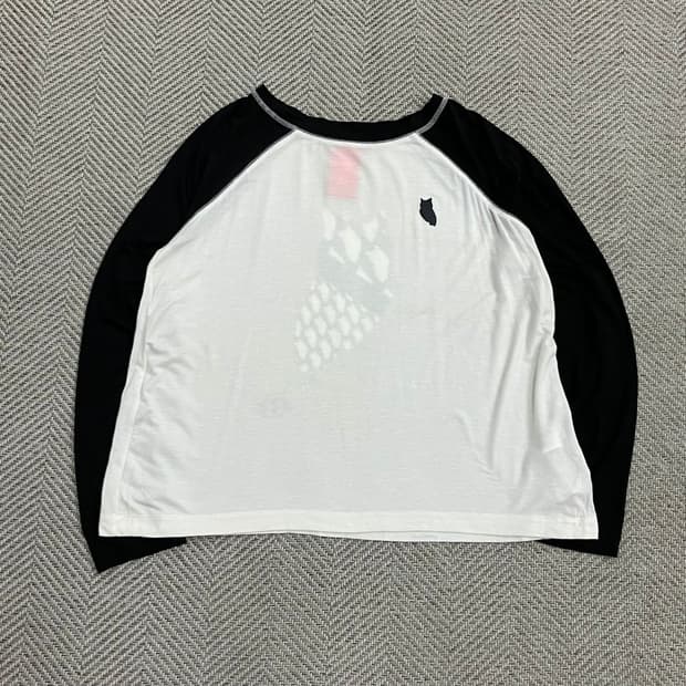 럭키슈에뜨 래글런 티셔츠 v5513