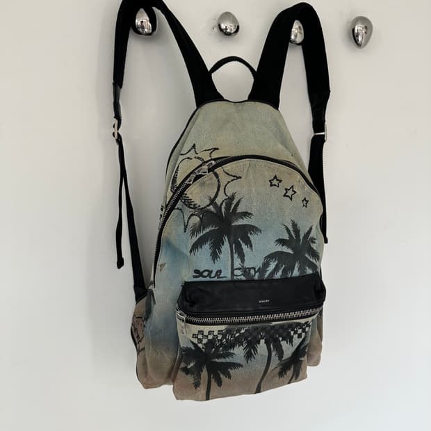 AMIRI 아미리 palm tree 백팩