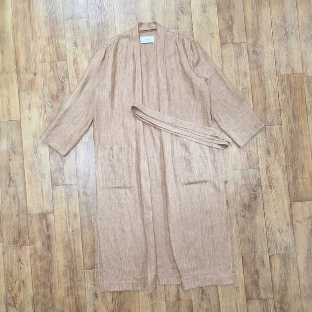 R2W 레디투웨어 시화(SIHWA) 린넨 로브자켓 프리사이즈