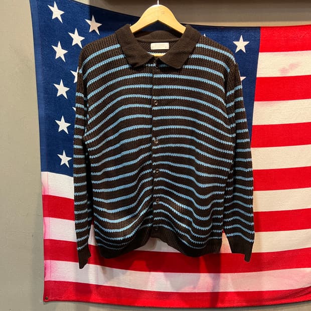 스트라이프 니트