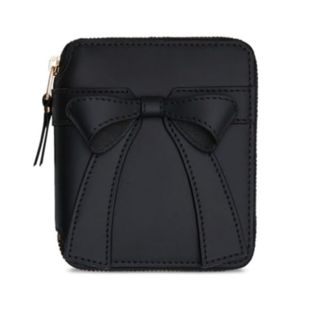 꼼데가르송 빅보우 레더 지갑