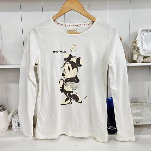 디즈니(Disney) 미니마우스 롱슬리브 티셔츠