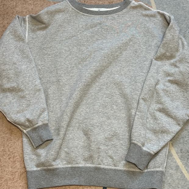 [2] 헤릴(HERILL)  25AW 크루넥 스웻셔츠 그레이