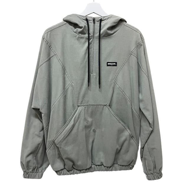 19F/W HOODED ANORAK PULLOVER (mint gray)