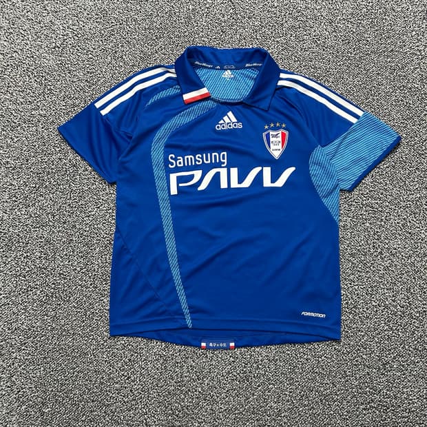 ADIDAS 2009 수원 삼성 블루윙즈 홈 하태균 마킹 유니폼