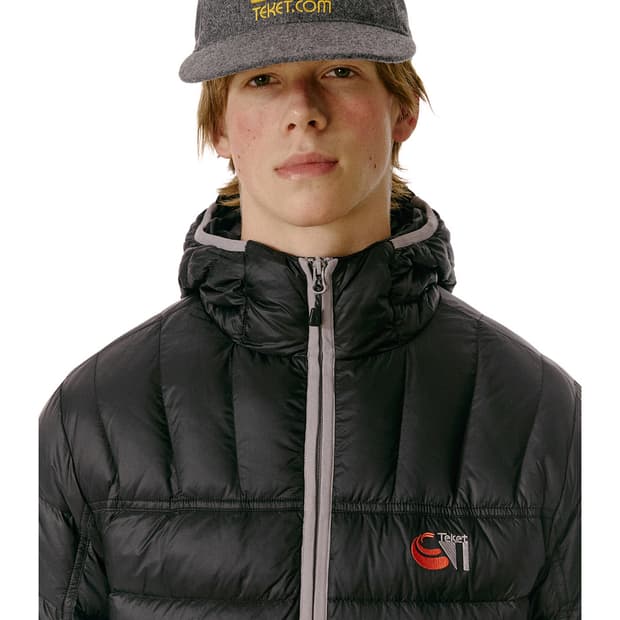 테켓 울 캡 멜란지 그레이 모자