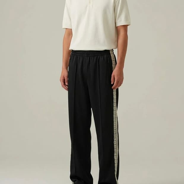 새상품 ) M 세븐셀라 시그니처 레이스 트랙팬츠