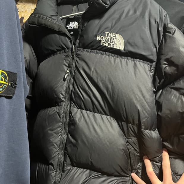 노스페이스 눕시1996에코 L사이즈 팝니다 크림정품