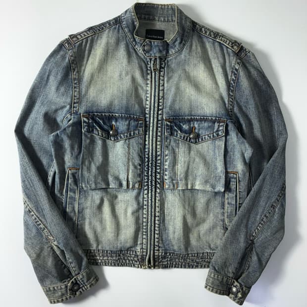 Calvin klein  캘빈 클라인 포켓 데님 트러커 자켓 