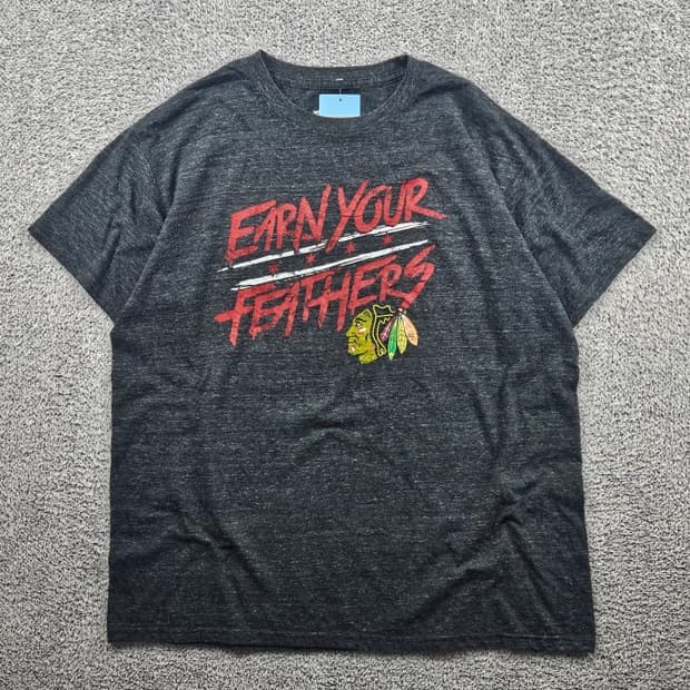 NHL 파나틱스 시카고 블랙호크스 반팔 티셔츠 ( XL ) / 11468