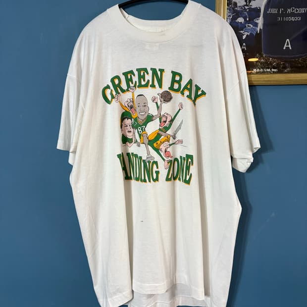 90‘s green bay packers single stich t