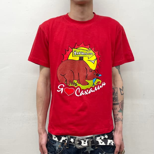 Love Bear Kitchee Red T-shirt 