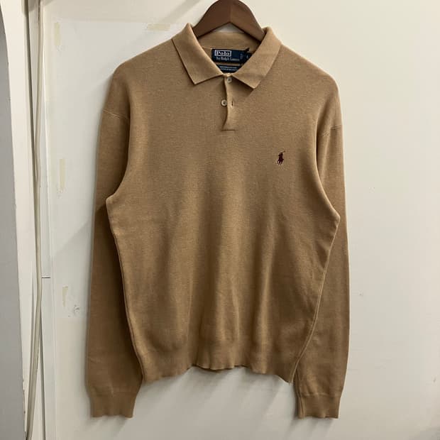 N234 폴로 니트 카라티 pk 베이지