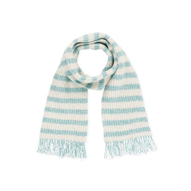 새상품 썬러브 메리 스트라이프 머플러 블루