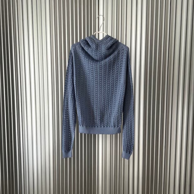 Jilsander summer knit hoodie 