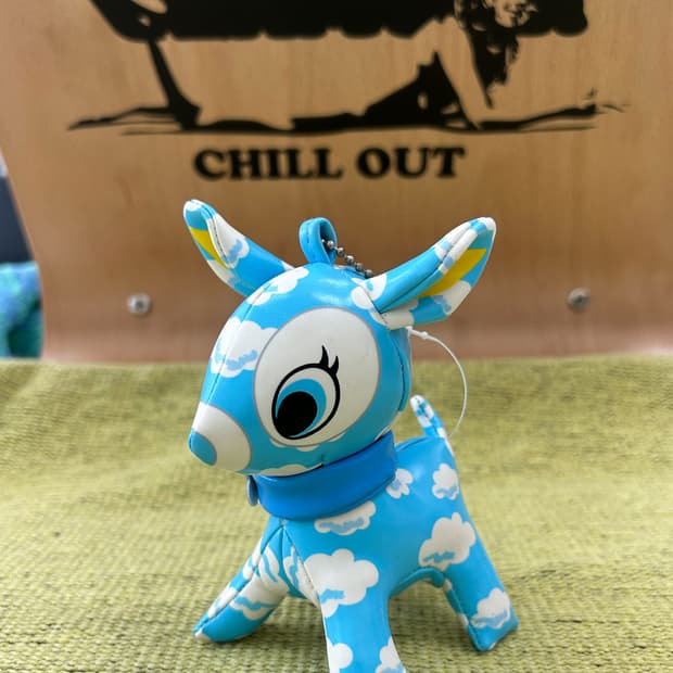 푸치 바비에 - 클라우드 / 일본 빈티지 인형 키체인 키링