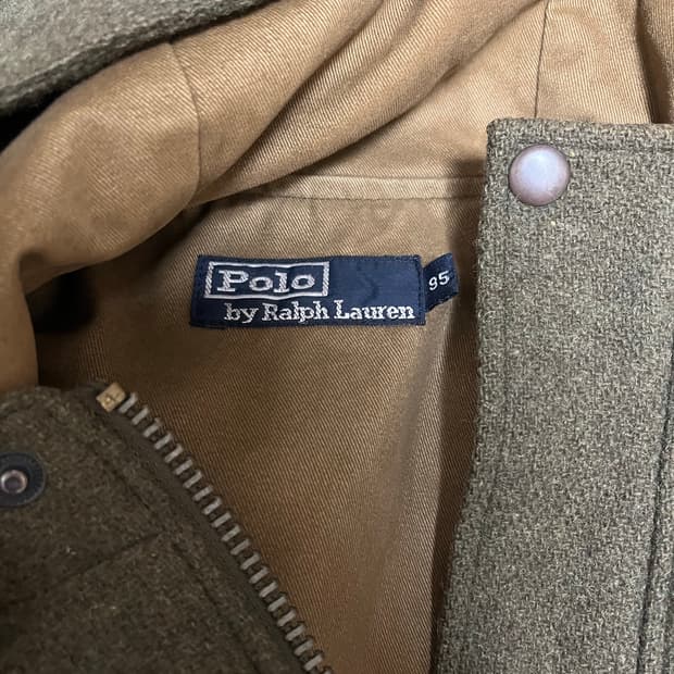 (마지막 이 가격)90s 90년대 폴로 랄프로렌 올리브 후드 자켓